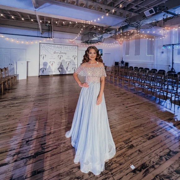 Icy Blue Gown - Picture 2 of 4